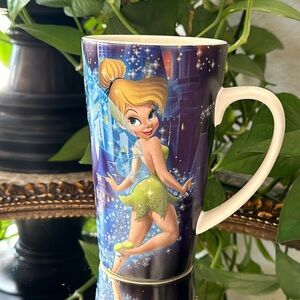 Walt Disney TinkerBell fairy coffee tea Mug Cup Tall Happiest place on Earth